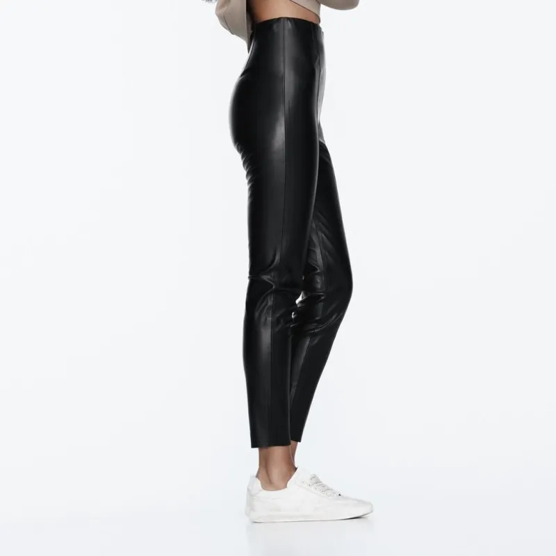 ZARA Leggings Women's Black-3