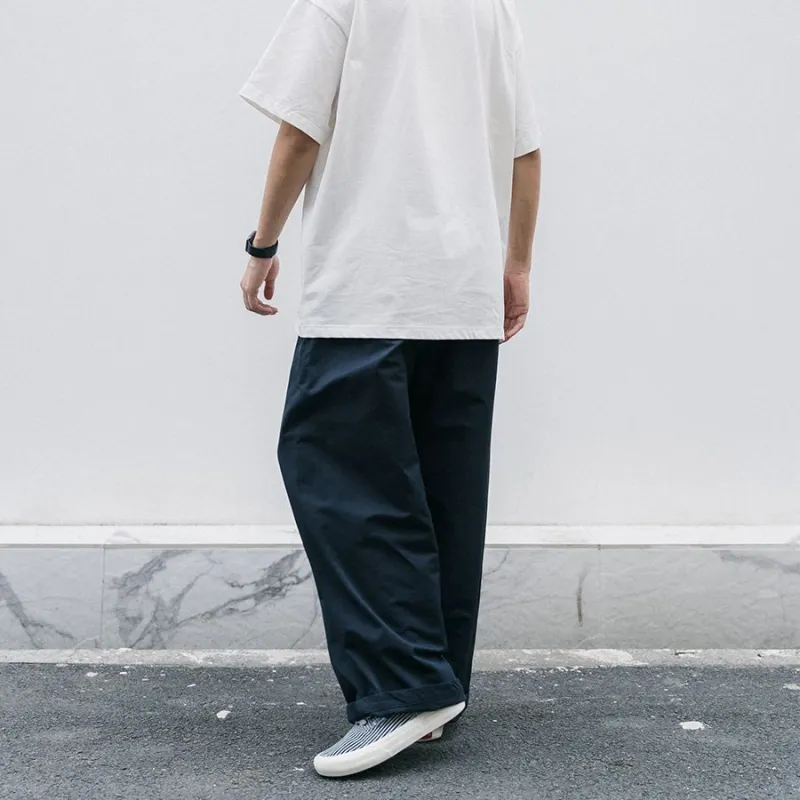 PUNCTILIOUS Casual Pants Men's Navy Blue-1