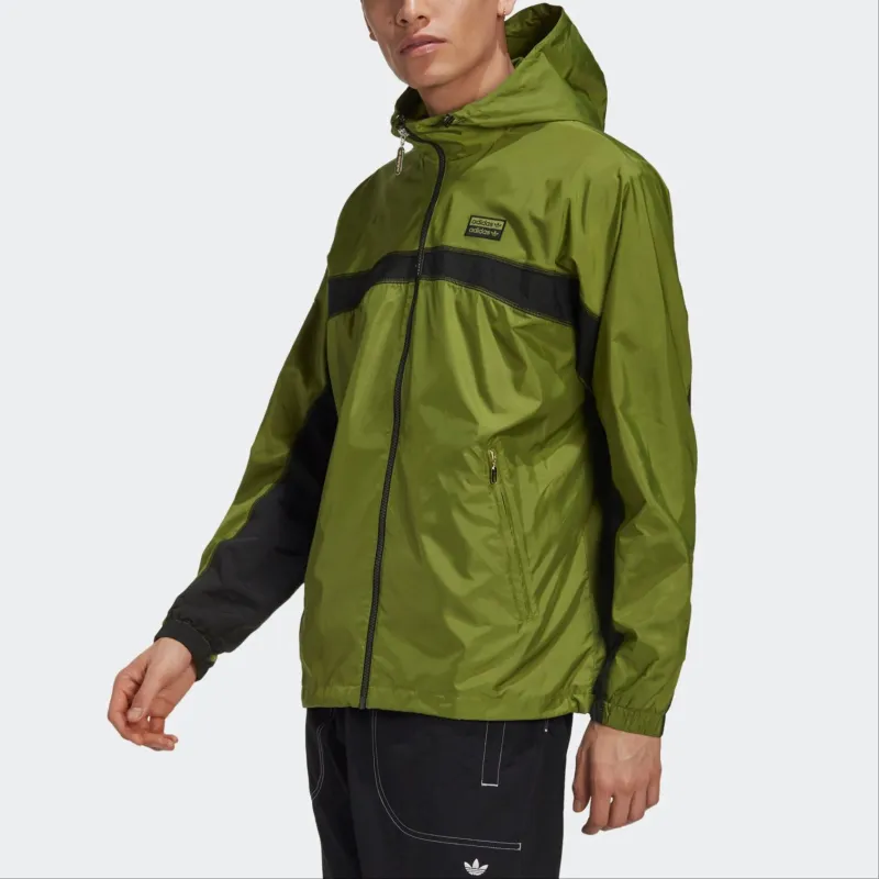 Adidas Originals Trench Coat Men's Olive Green-3