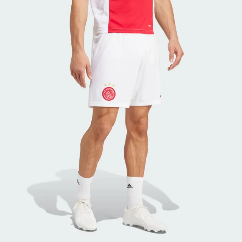 Adidas Ajax Amsterdam 24/25 HOME SHORTS Soccer Bottoms Men's Red White-3