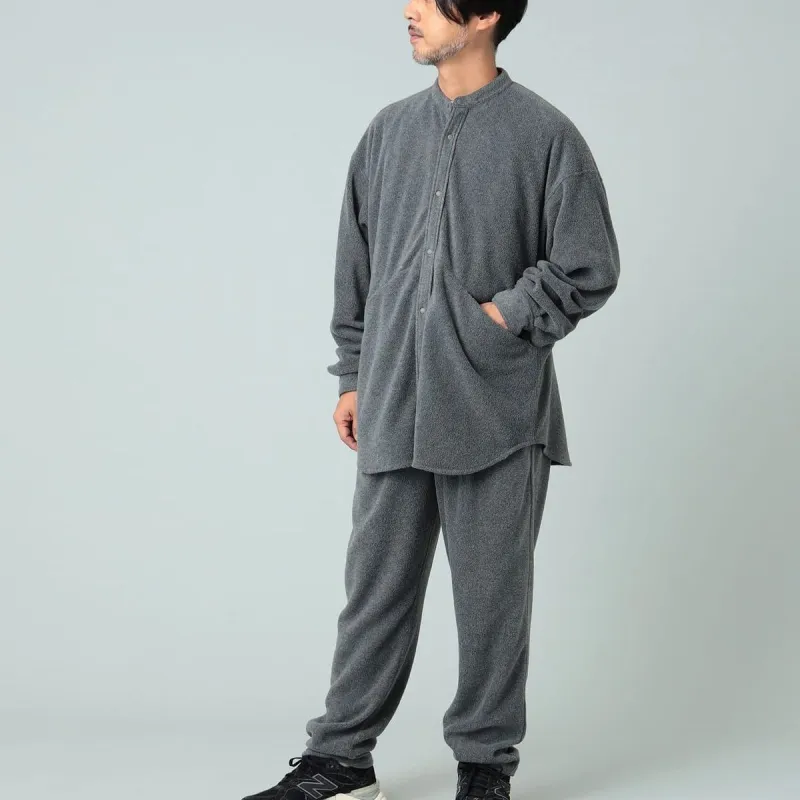 Beams Shirts Men Lime Gray-1