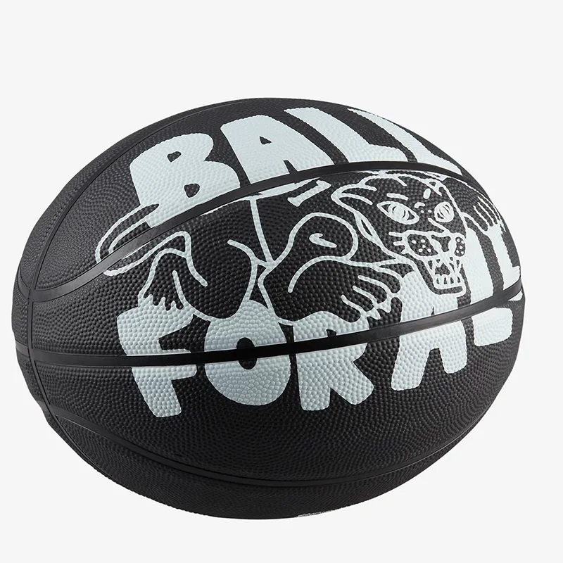 Nike Rubber Basketball Black White Size 7 Ball Size 6 Ball Size 5 Ball Training Unisex-4