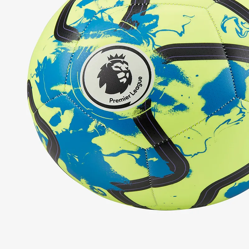 Nike Size 3 4 5 Balls Soccer Rubber Machine Stitched Soccer Ball Unisex Neon Yellow/Starry Blue/Black-3