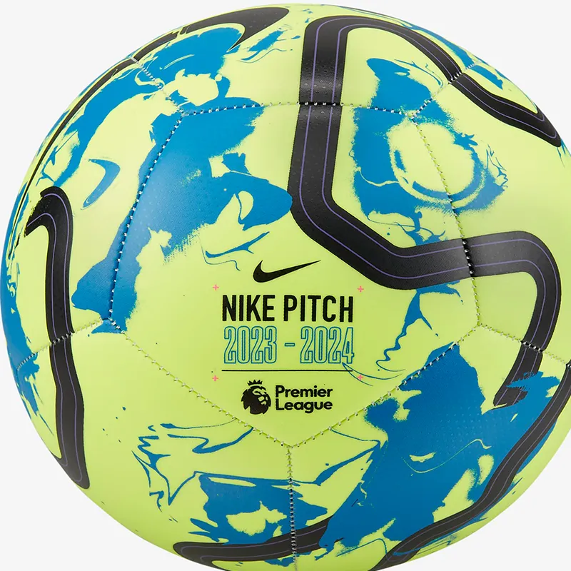 Nike Size 3 4 5 Balls Soccer Rubber Machine Stitched Soccer Ball Unisex Neon Yellow/Starry Blue/Black-2
