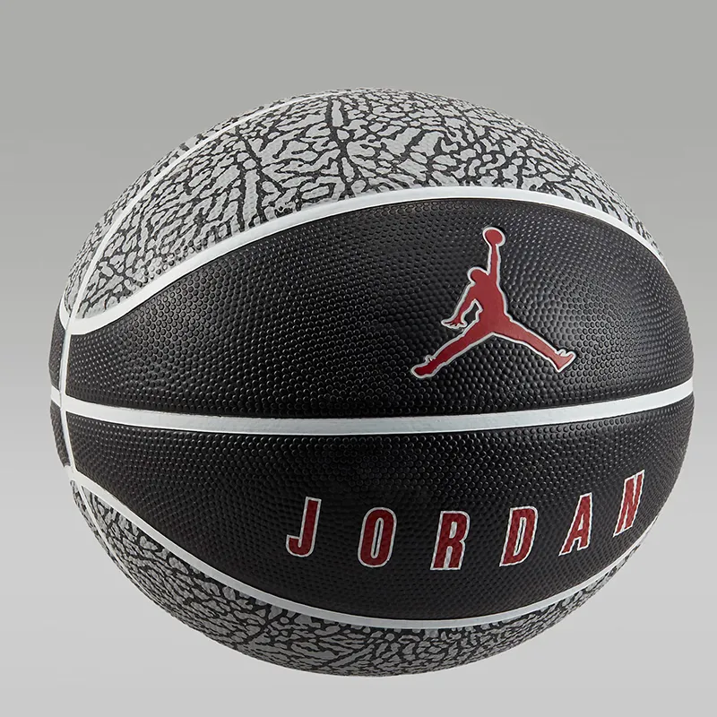 Jordan Rubber Basketball Black Size 7 Ball/Size 6 Ball/Size 5 Ball Training Unisex-4