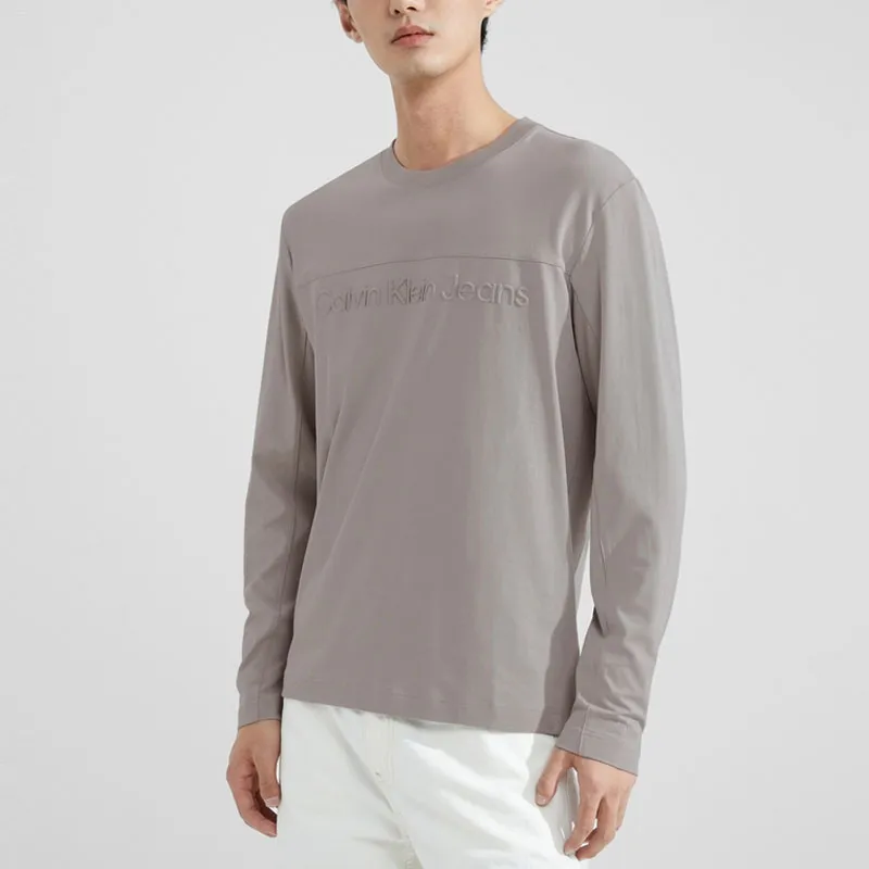 CALVIN KLEIN T Shirt Men's Lead Gray-3