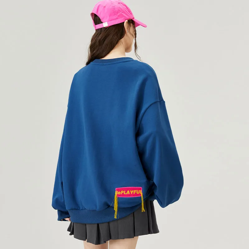 B.Duck Sweatshirt Women's Dark Blue-1