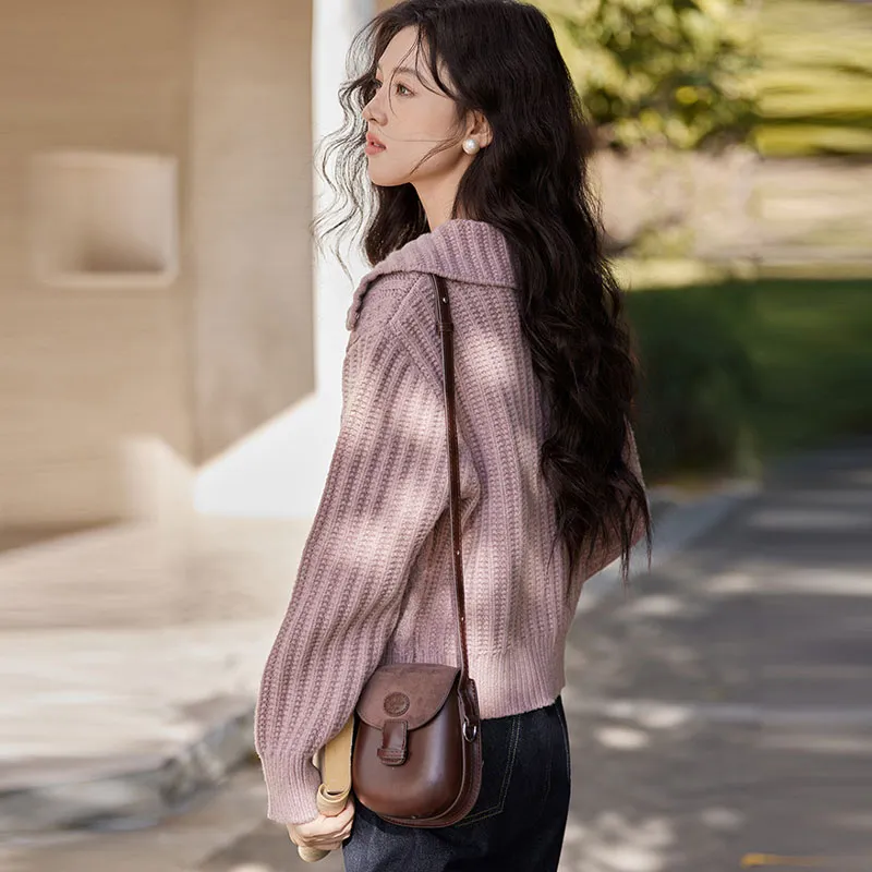 MISHOW Knitwear Women's Pink Purple-3