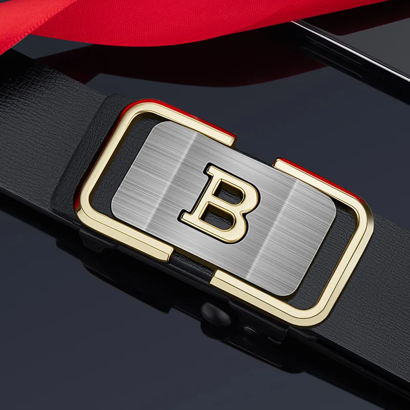 BISON DENIM Leather Belts Men-8