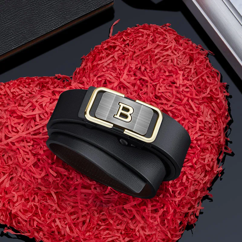 BISON DENIM Leather Belts Men-4