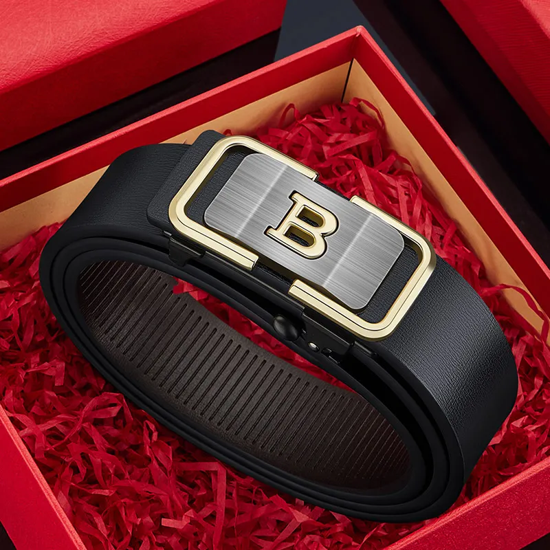 BISON DENIM Leather Belts Men-5