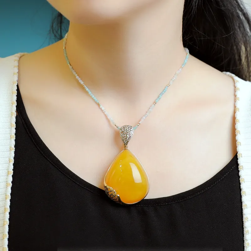 S&A Fine Jade Necklaces Women's-1