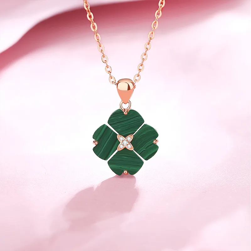 KADER Malachite Jade Necklaces Women's-2