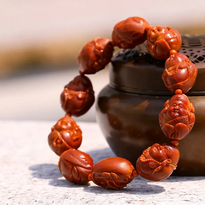 ZHOUPAI Olive Pit Bracelets Unisex-1