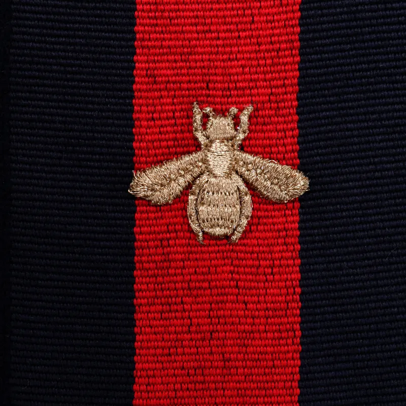 GUCCI Wool Cashmere Silk Knit Scarves Men's Cerulean-2