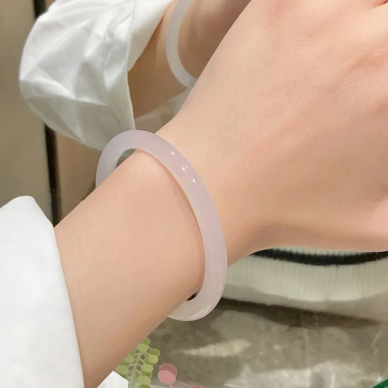 CHOW TAI SENG Chalcedony Bangles Women's-4