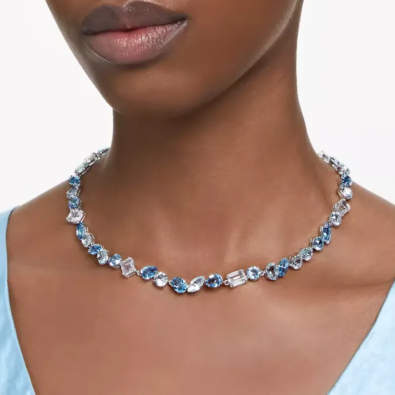 Swarovski Gema Crystal embellished Necklace-4