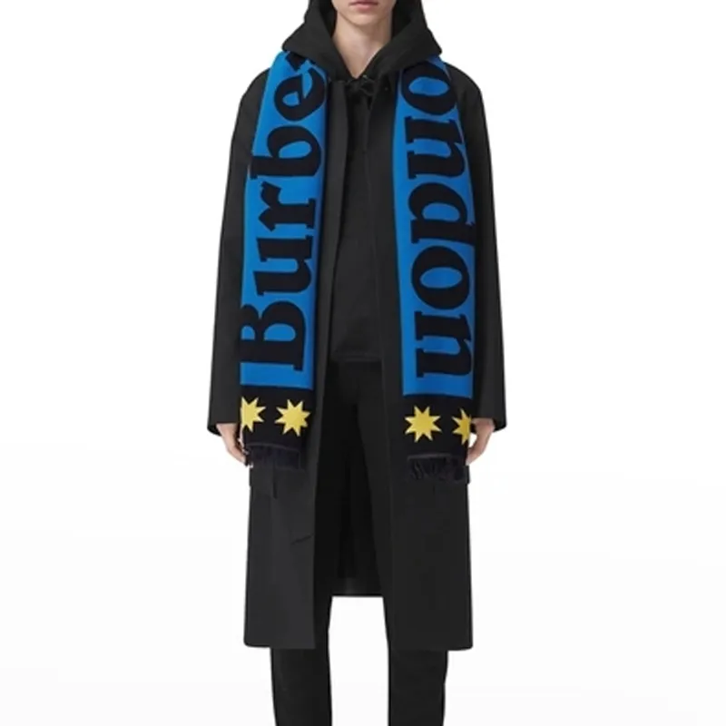 Burberry Logo Jacquard Scarf-3