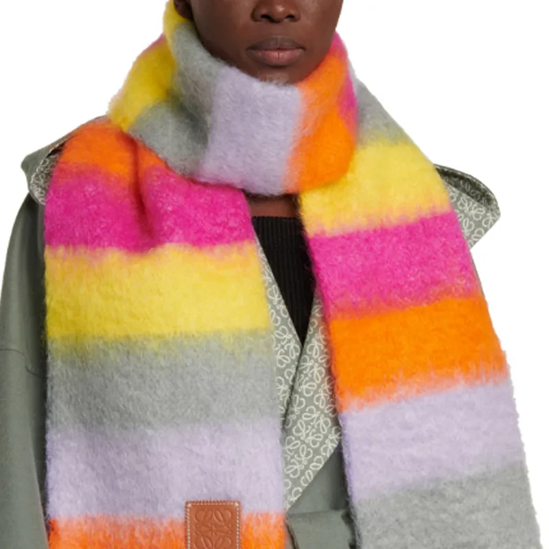 LOEWE Unisex Knit Scarf-4