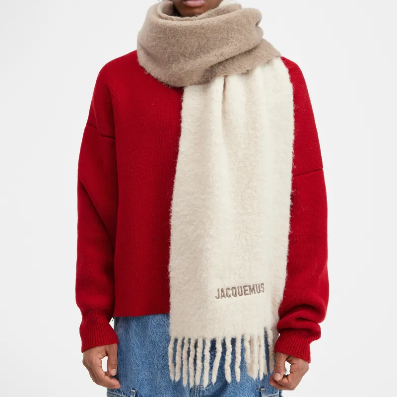 Jacquemus L'Echarpe Moisson Gradient effect Scarf-3