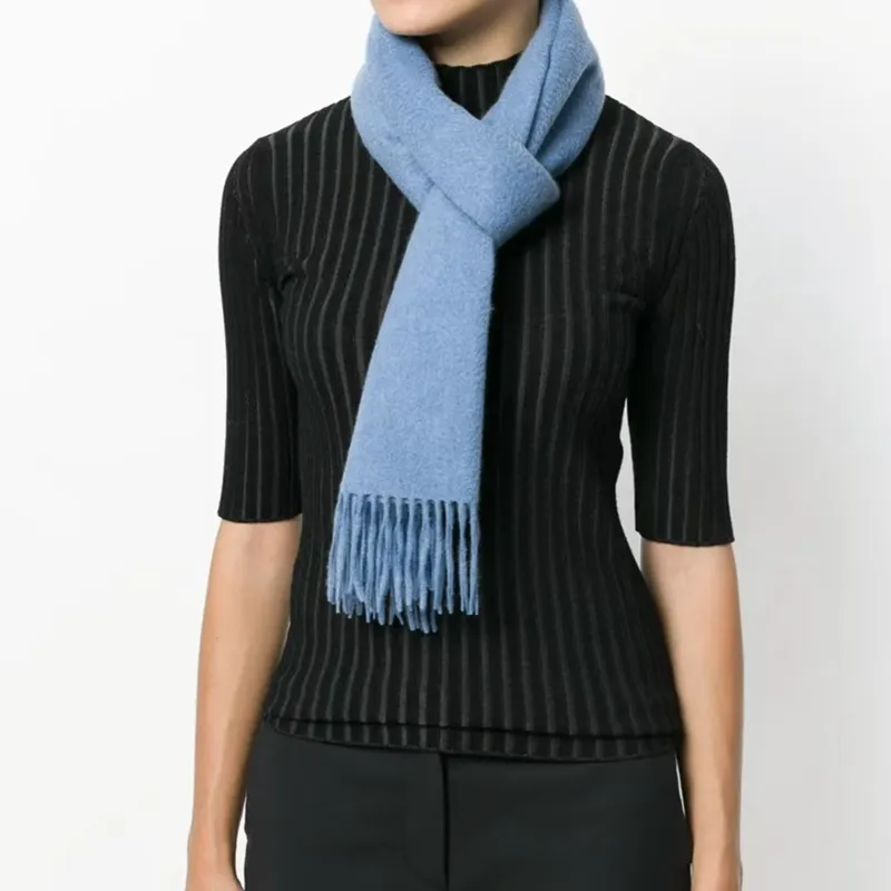 N.Peal Fringed Cashmere Scarf-4