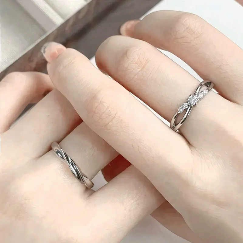 Fortune Gold S999 Fine Silver Rings Unisex-1