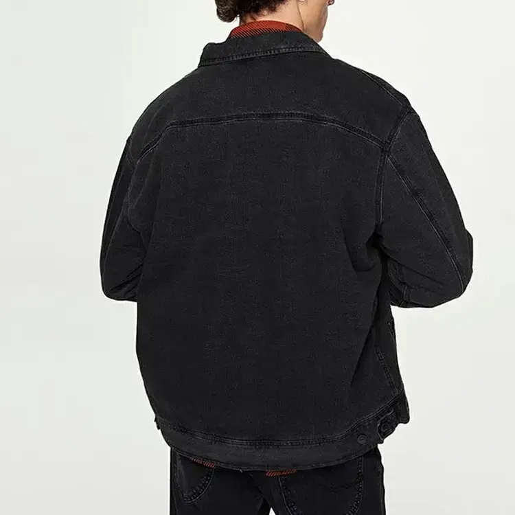 Lee Denim Jackets Men Black-2