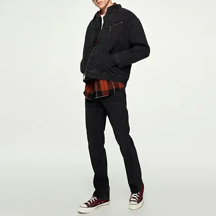 Lee Denim Jackets Men Black-1