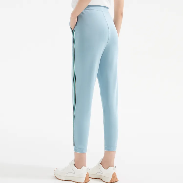 JZ. ANNAKRO Casual Pants Women's Light Blue-3