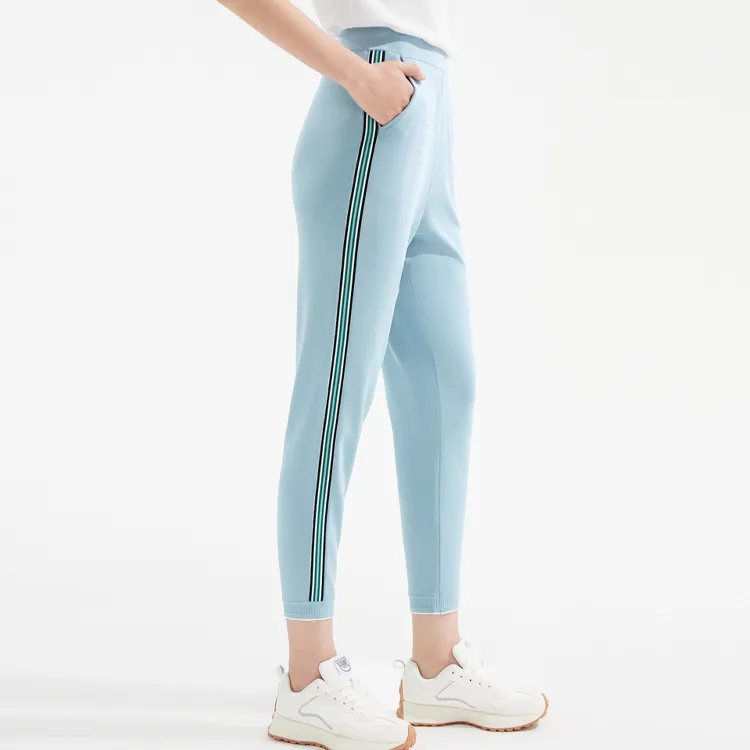 JZ. ANNAKRO Casual Pants Women's Light Blue-2