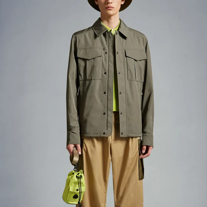 Moncler Frema Collared Button Up Jacket-3