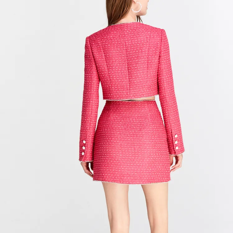 Bebe Jackets Coats Women's Rose Red-2