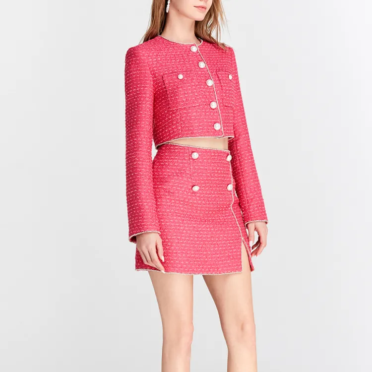 Bebe Jackets Coats Women's Rose Red-1