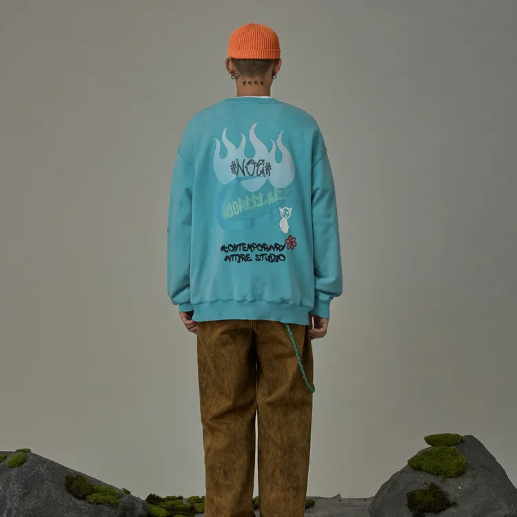 NO ONE ELSE Sweatshirt Unisex Blue-1