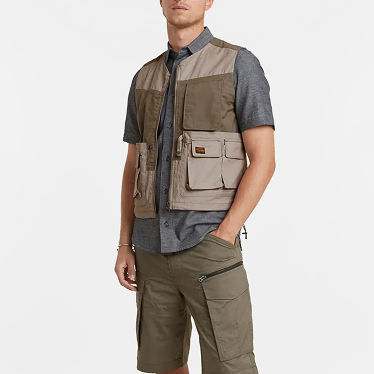 G STAR RAW Vests Men Gray-2