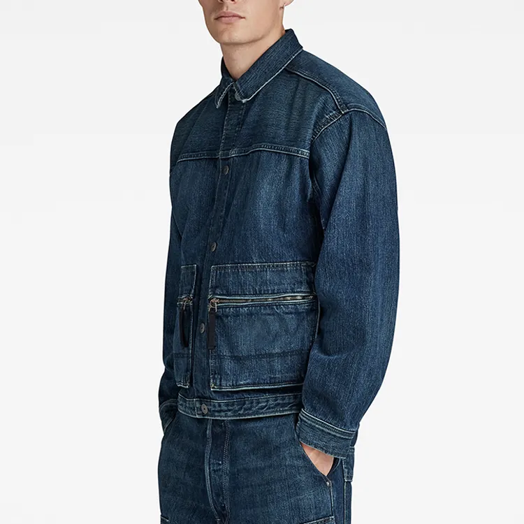 G STAR RAW Denim Jacket Men's Blue-3