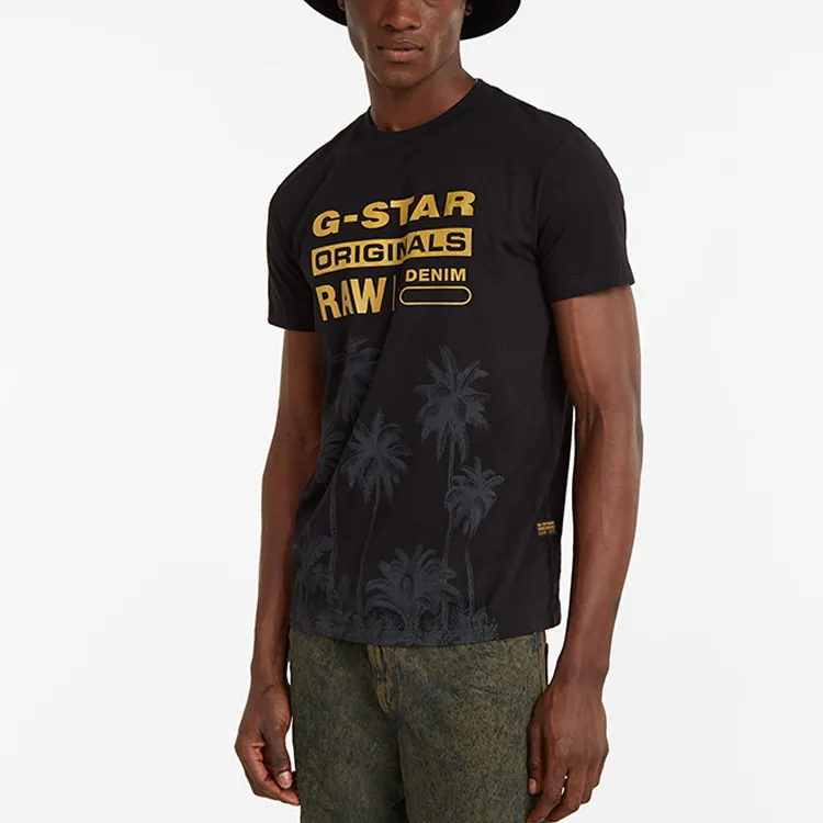 G STAR RAW T Shirt Men's Pitch Black-1