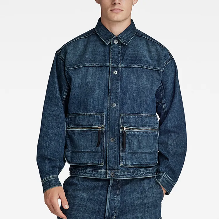 G STAR RAW Denim Jacket Men's Blue-1