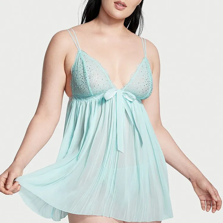 VICTORIA'S SECRET Pajama Set Women's Sky Blue-1