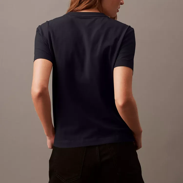 CALVIN KLEIN Regular T Shirt Women's Black-3