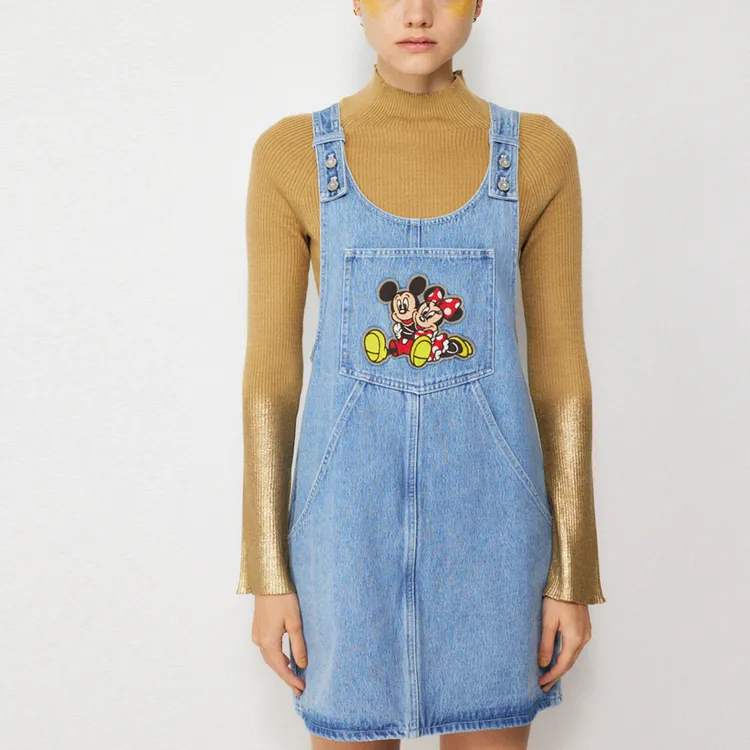 MOUSSY x Disney Denim Short Skirts Women's-2