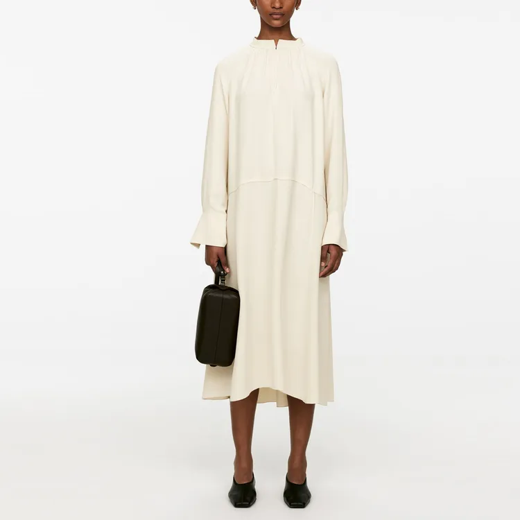 ARKET Long Sleeved Dresses Women's Ecru-1