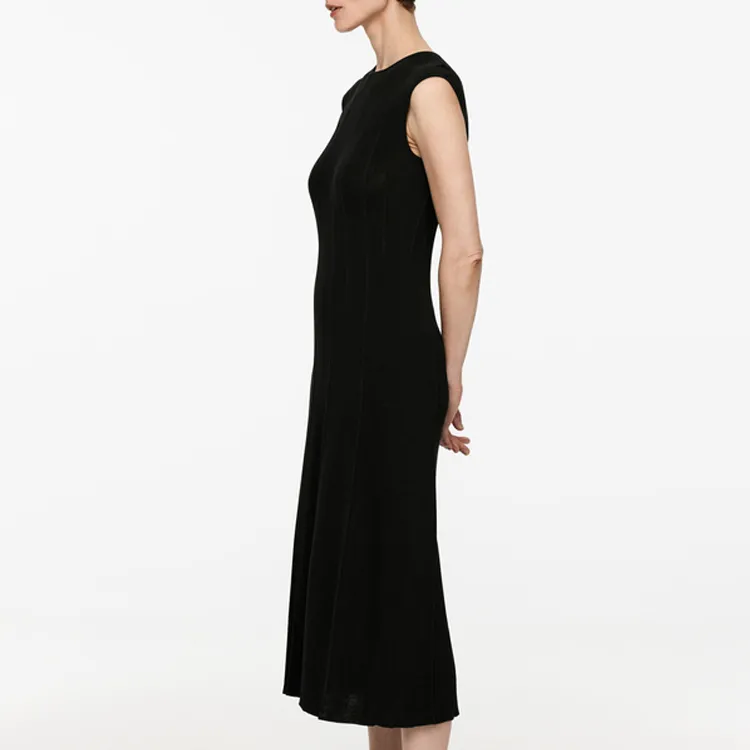 ARKET Sleeveless Dress Women's Black-3