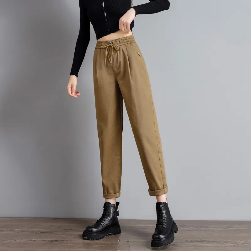 TERRE BLEUE Casual Pants Women's Earth Yellow-1