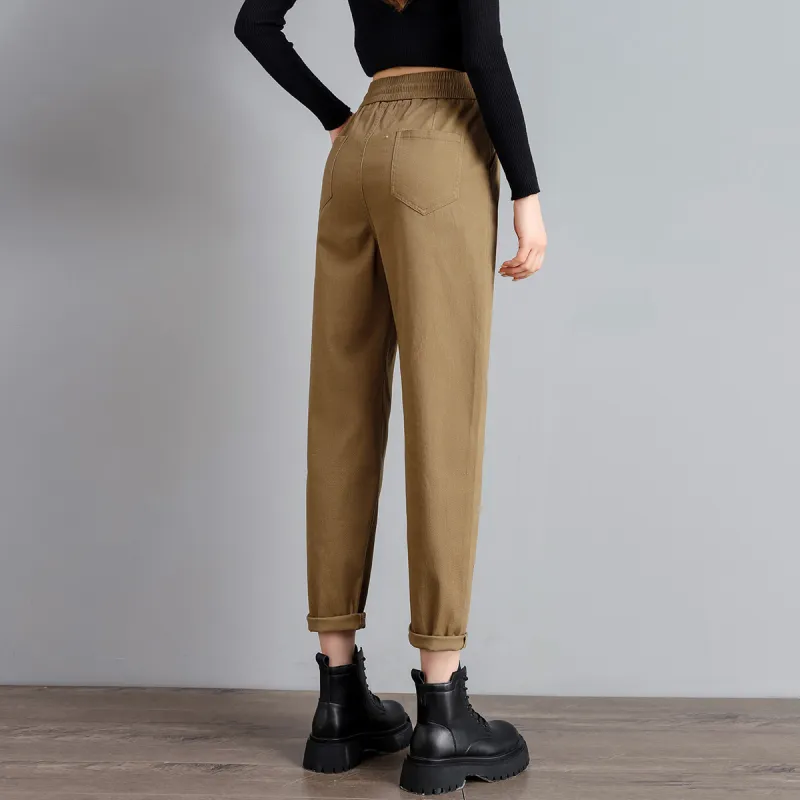 TERRE BLEUE Casual Pants Women's Earth Yellow-3