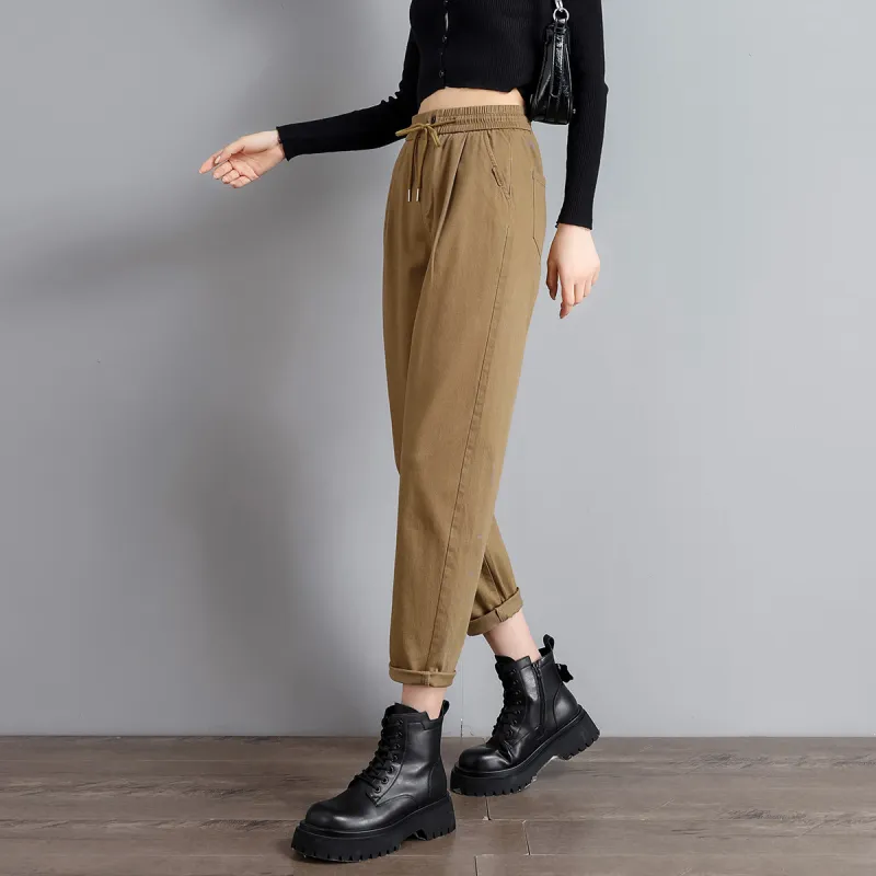 TERRE BLEUE Casual Pants Women's Earth Yellow-2