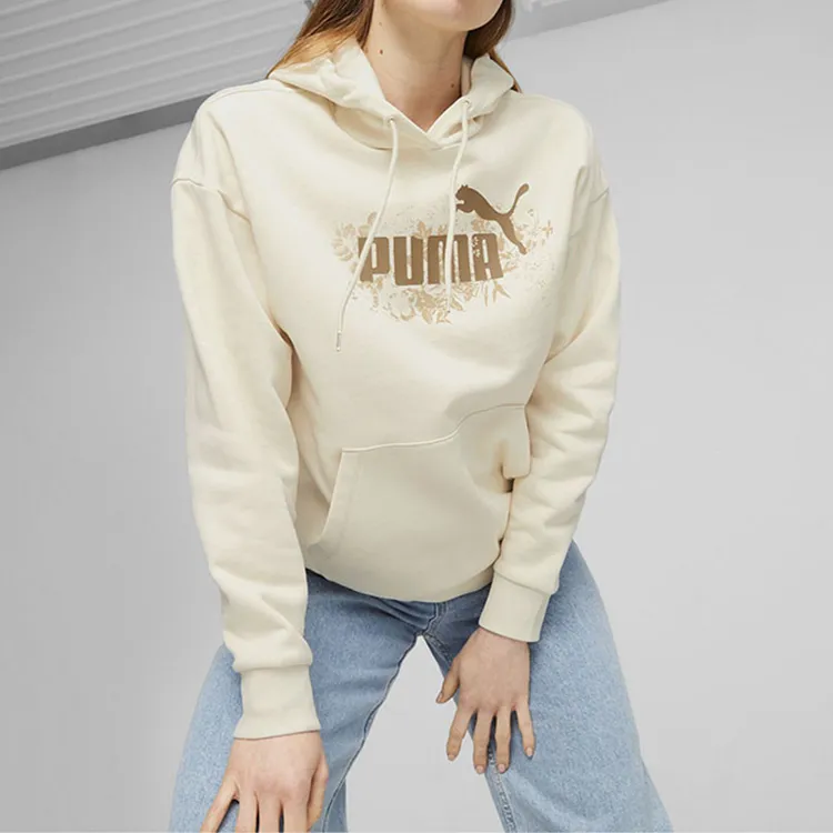 PUMA Sweatshirts Women's Ecru-4