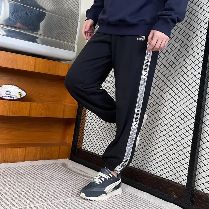 PUMA Knitted Sweatpants Unisex Black-4