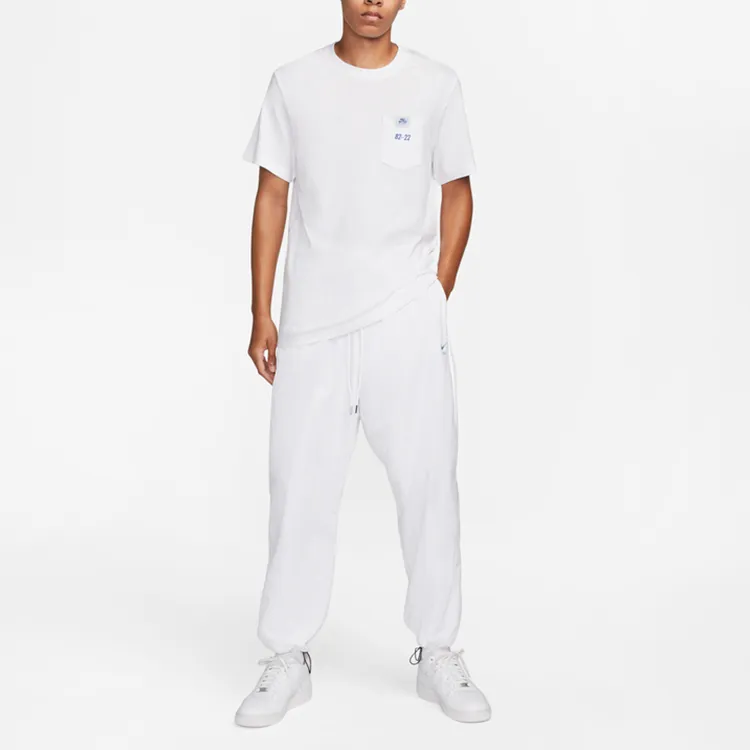 Nike T Shirts Men White-2