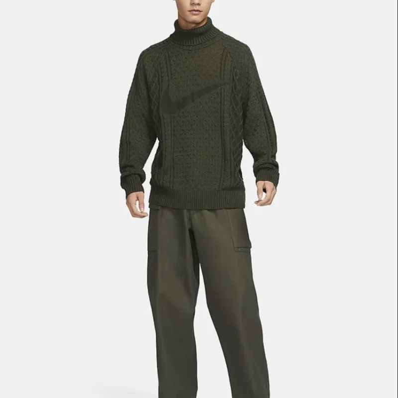 Nike Sweaters Men Khaki Green-2